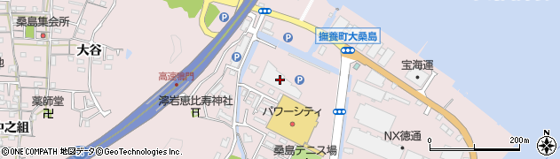 ダイソーパワーシティ鳴門店周辺の地図