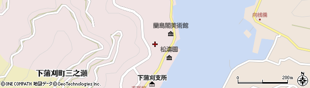蘭島閣美術館　別館周辺の地図