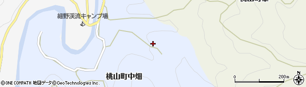 和歌山県紀の川市桃山町中畑174周辺の地図