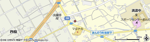 香川県仲多度郡まんのう町吉野下1133周辺の地図