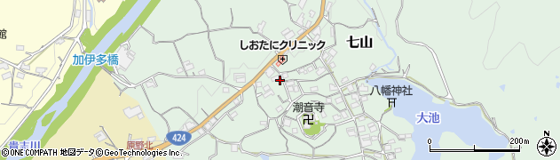 和歌山県海南市七山358周辺の地図