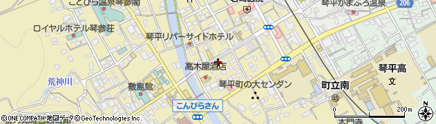 琴平シマヤ鍼灸院周辺の地図