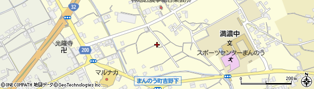 香川県仲多度郡まんのう町吉野下周辺の地図