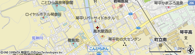 香川県仲多度郡琴平町242-6周辺の地図