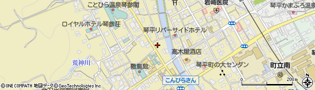 香川県仲多度郡琴平町612周辺の地図