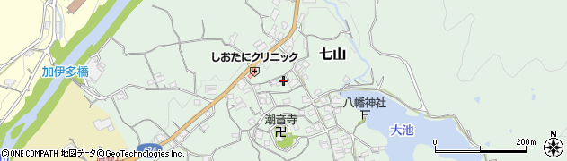 和歌山県海南市七山343周辺の地図