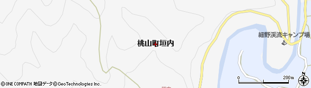 和歌山県紀の川市桃山町垣内周辺の地図
