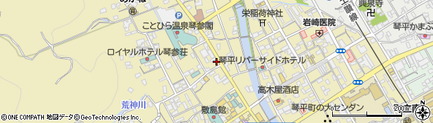 香川県仲多度郡琴平町700周辺の地図