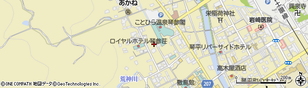 香川県仲多度郡琴平町682-1周辺の地図