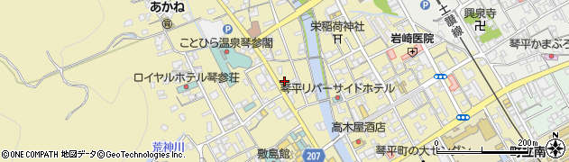 香川県仲多度郡琴平町647周辺の地図
