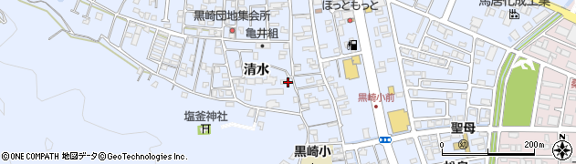 徳島県鳴門市撫養町黒崎周辺の地図