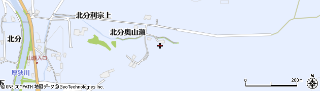 山口県美祢市大嶺町北分奥山瀬1477周辺の地図