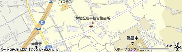 香川県仲多度郡まんのう町吉野下1028-1周辺の地図