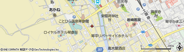 香川県仲多度郡琴平町652-1周辺の地図