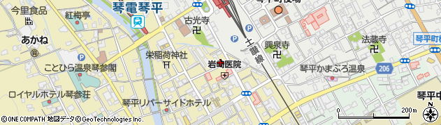 香川県仲多度郡琴平町299周辺の地図