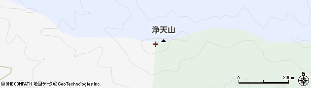 浄天山周辺の地図