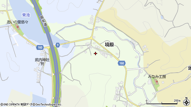 〒640-0313 和歌山県和歌山市境原の地図