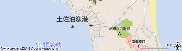 新鳴門漁協周辺の地図