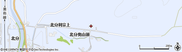 山口県美祢市大嶺町北分奥山瀬1470周辺の地図