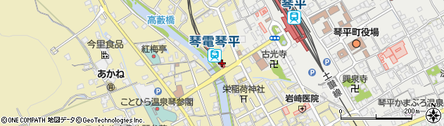 香川県仲多度郡琴平町周辺の地図