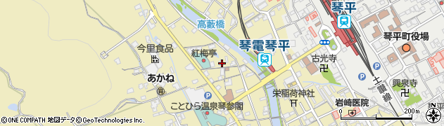 香川県仲多度郡琴平町561-1周辺の地図