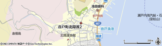 広島県呉市音戸町北隠渡周辺の地図