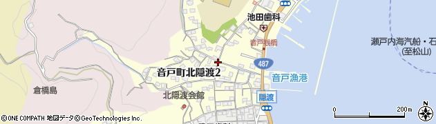 広島県呉市音戸町北隠渡周辺の地図