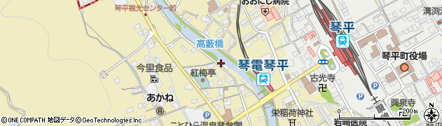 香川県仲多度郡琴平町575周辺の地図