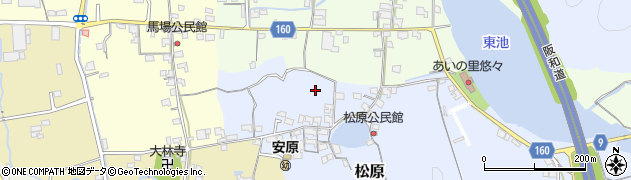 和歌山県和歌山市松原周辺の地図