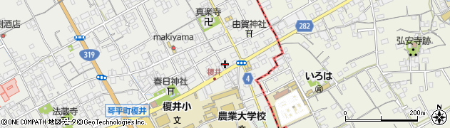 中国銀行善通寺支店周辺の地図