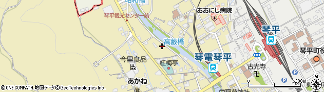 香川県仲多度郡琴平町550周辺の地図