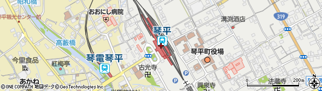 香川県仲多度郡琴平町周辺の地図
