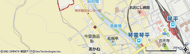 香川県仲多度郡琴平町536周辺の地図