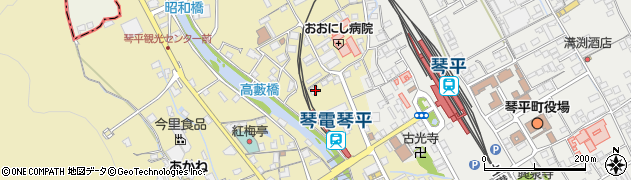 香川県仲多度郡琴平町360-82周辺の地図