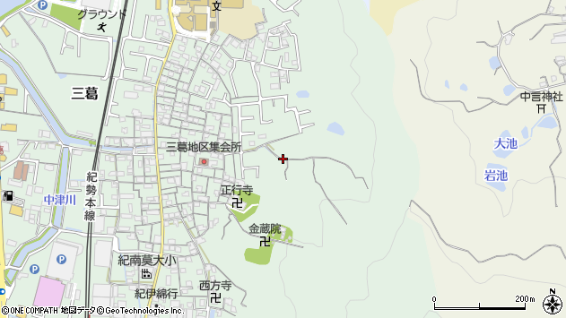〒641-0011 和歌山県和歌山市三葛の地図