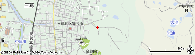 和歌山県和歌山市三葛周辺の地図