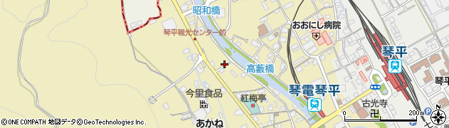 香川県仲多度郡琴平町546-8周辺の地図