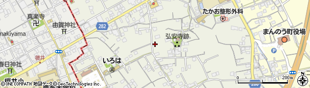 香川県仲多度郡まんのう町四條636周辺の地図