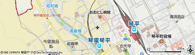 香川県仲多度郡琴平町355周辺の地図