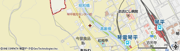 香川県仲多度郡琴平町528周辺の地図