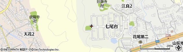 山口県山口市七尾台14周辺の地図