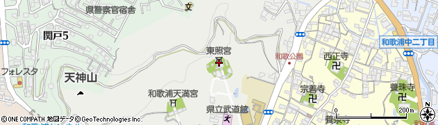東照宮周辺の地図