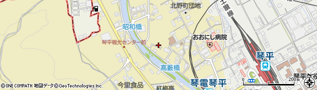 香川県仲多度郡琴平町360-75周辺の地図