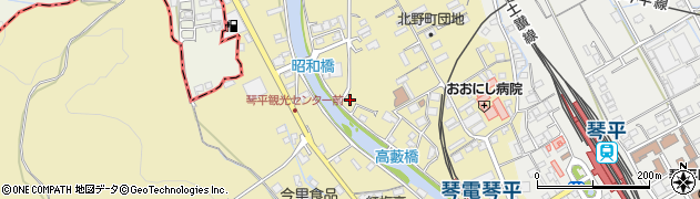 香川県仲多度郡琴平町360-80周辺の地図