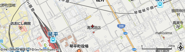 畳の大阪屋中井工業社　工場周辺の地図