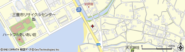 香川県三豊市仁尾町仁尾乙317周辺の地図