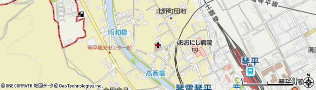 香川県仲多度郡琴平町378周辺の地図