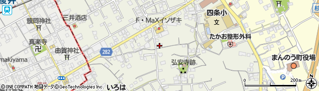 香川県仲多度郡まんのう町四條704周辺の地図