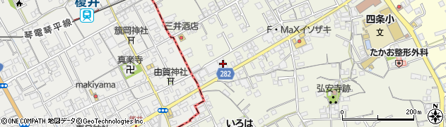 香川県仲多度郡まんのう町四條579周辺の地図