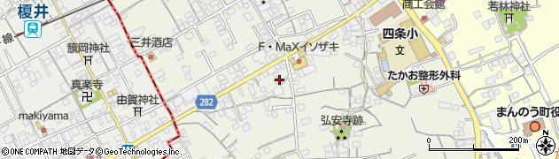 香川県仲多度郡まんのう町四條617周辺の地図